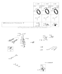 Lubrication Diagram and Parts List for 351447-1077-E1  Briggs and Stratton Engine